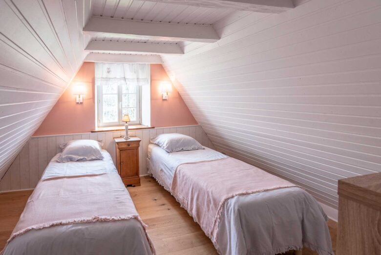 chambre du gîte en vallée de la dordogne