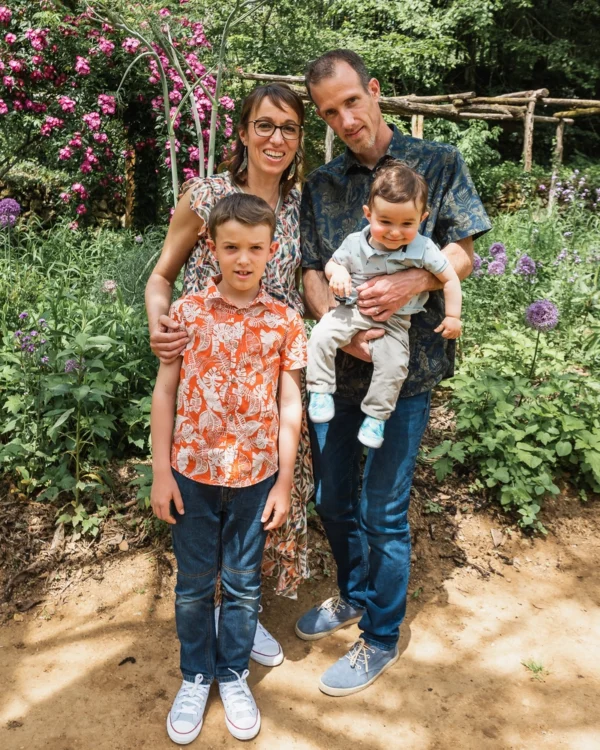 séance photo de famille, au mas de garet